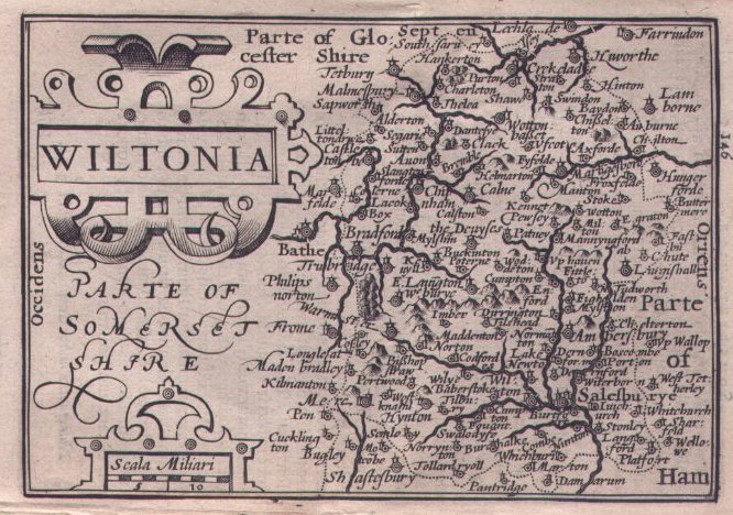 Map of Wiltshire - Keere